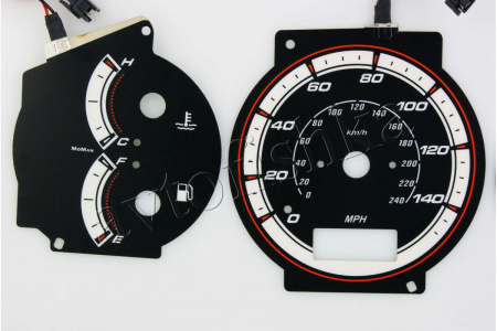 Mazda 323F BA светодиодные шкалы (циферблаты) на панель приборов