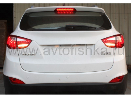 Hyundai Tucson ix35 (10-) фонари задние светодиодные, красно-белые, комплект 2 шт.