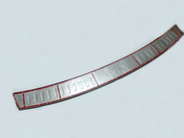 Audi Q5 (17–) Накладка на задний бампер, нерж., с логотипом