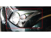 Toyota Land Cruiser Prado 120 (02-09) накладки передних фар хромированные, комплект 2 шт.
