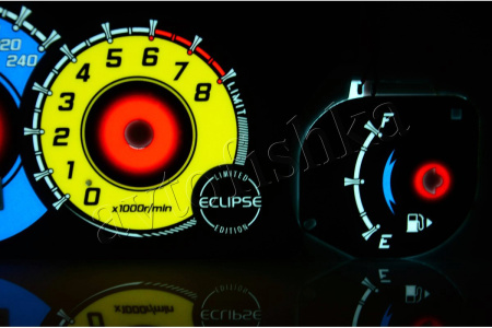 Mitsubishi Eclipse 3G светодиодные шкалы (циферблаты) на панель приборов