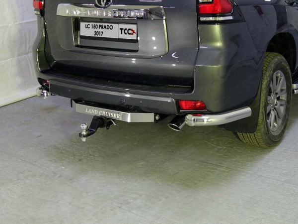 Toyota Land Cruiser Prado (13–/18–) Фаркоп (тягово-сцепное устройство) (оцинкованный, надпись Land Cruiser)