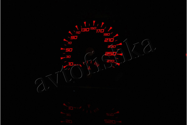 Renault Megane 2 SPORT светодиодные шкалы (циферблаты) на панель приборов