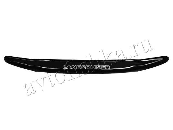 Дефлектор капота темный с надписью Toyota Land Cruiser 100 1998-2007
