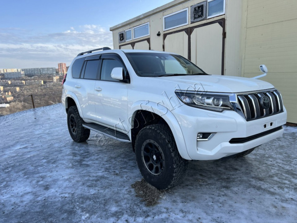 Toyota Land Cruiser Prado 150 (17-24)  расширители (фендеры) колесных арок ELFORD