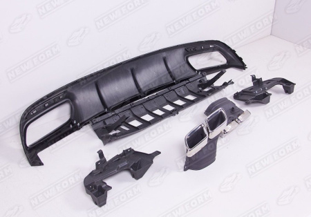 Mercedes-Benz S-Klasse C217 рестайлинг 2017 - н.в. Диффузор с насадками 6.3S AMG хром