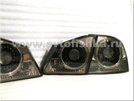 Honda Civic VIII (06-) фонари задние светодиодные тонированные, комплект 2 шт.