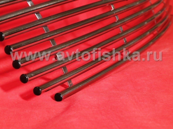 Suzuki Grand Vitara (05-) 2.0L накладка на решетку переднего бампера, нержавеющая сталь.