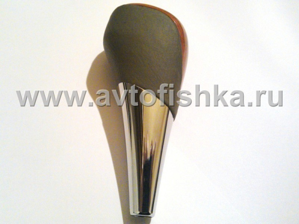 Toyota Camry V40 (06-) ручка на рычаг переключения передач АКПП, черная кожа и темное дерево, оригинал Toyota