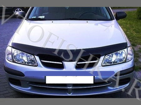 Дефлектор капота темный Nissan Almera 2000-2006
