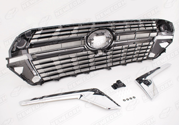 Toyota Land Cruiser LC 200 (2 рестайлинг) 2015 - н.в. Обвес Executive Lounge 2021 черный перламутр Toyota Land Cruiser 200 рестайлинг.