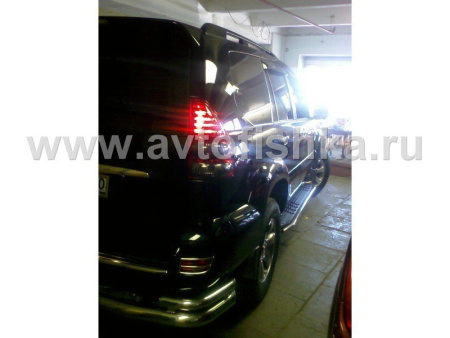 Toyota Land Cruiser Prado 120 (02-) фонари задние светодиодные красно-тонированные, комплект 2 шт.