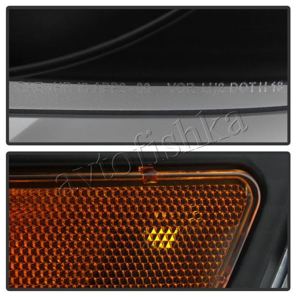 Ford Explorer (05-10) фары передние черные, комплект 2 шт.