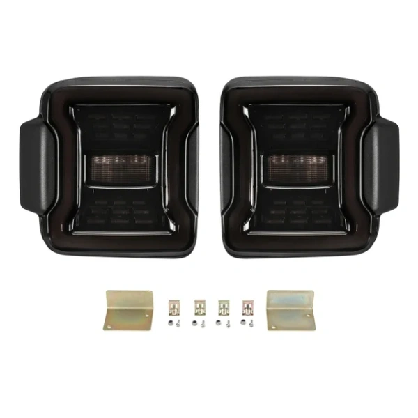 Jeep Wrangler JL RUBICON (18-23) фонари задние светодиодные тонированные