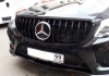Mercedes-Benz GLE-Klasse C292 2015 - 2019 Решетка радиатора Panamericana черная с эмблемой хром