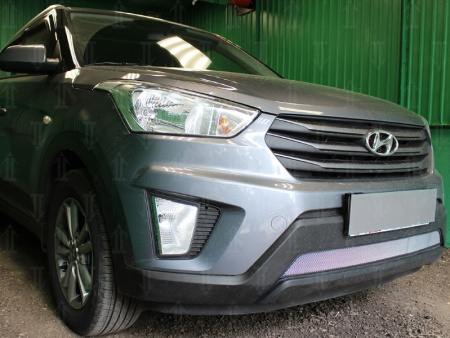 Hyundai Creta (15–) Защита радиатора, хром