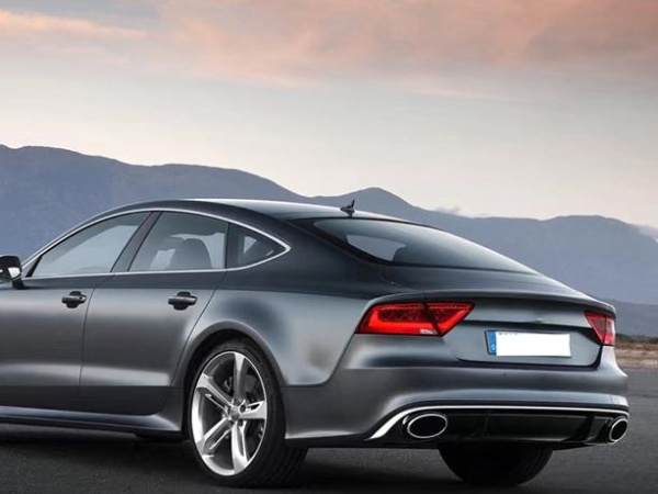 Черный диффузор RS7 для Audi A7 2012-2015 штат версия