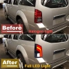 Nissan Pathfinder III (05-) фонари задние светодиодные красно-тонированные, комплект 2 шт.