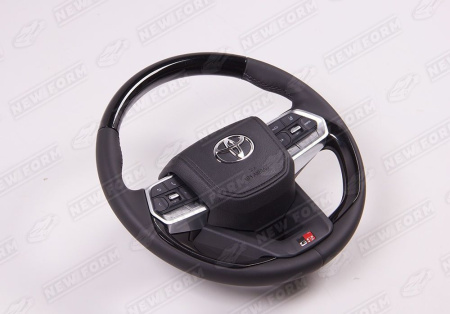 Toyota Land Cruiser LC 200 2007 - 2012 Руль GR черный-серебро