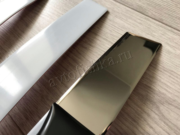Mercedes E-Klasse W210 (95-03) хромированные накладки стоек дверей, комплект 6 шт.