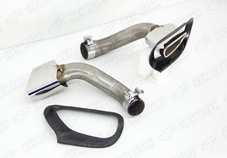 BMW X5 E70 2006 - 2010 Насадки на глушитель с накладками