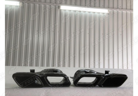 Mercedes-Benz GLE-Klasse C292 2015 - 2019 Насадки на глушители 6.3 AMG черные