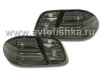 Mercedes W208 CLK (97-03) фонари задние, полностью тонированные светодиодные, комплект лев.+ прав.