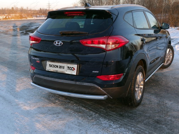 Hyundai Tucson (16–) Защита задняя 60,3 мм