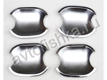 Toyota Highlander (2007-) хромированные накладки под внешние дверные ручки