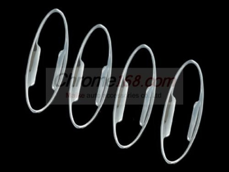 Ford Fiesta (08-) хэтчбек хромированные декоративные накладки под внешние ручки дверей, комплект 4 шт.