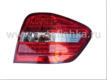 Mercedes W164 ML (05-) фонари задние диодные красно-хромированные, комплект 2 шт.