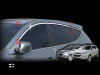 Hyundai Tucson ix35 (10-) верхние хромированные молдинги окон пластиковые, комплект 4 шт.