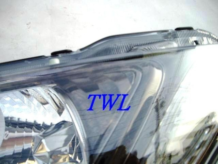 Honda Civic VIII (06-) фары передние черные, комплект 2 шт.