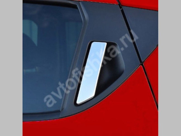 Nissan Juke (2010-) хромированные накладки на дверные ручки из нержавеющей стали