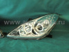 Lexus ES300-350 (01-06) фары передние линзовые хромированные, со светящимися ободками, комплект 2 шт.