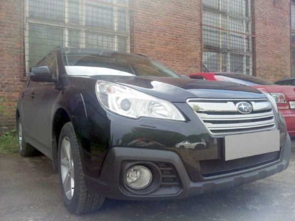 Subaru Outback (14–) Защита радиатора Premium, чёрная