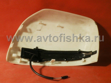 Toyota Land Cruiser 200, Lexus LX 570 (08-) корпуса боковых зеркал со светодиодными поворотниками, под покраску, комплект 2 шт.