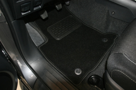 Коврики в салон TOYOTA Hilux 2015->, пик., 5 шт. (текстиль)