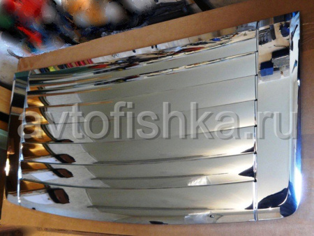 Hummer H3 (2005-) накладка на дефлектор капота хромированная пластиковая, оригинал GM