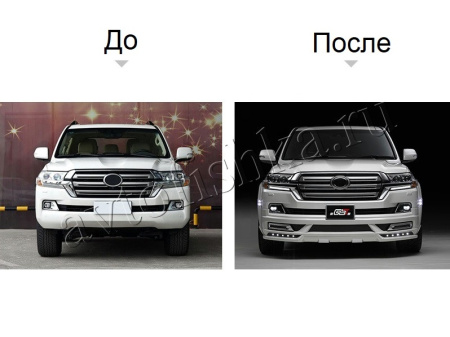 Toyota Land Cruiser 200 (15-) Комплект аэродинамического обвеса WALD