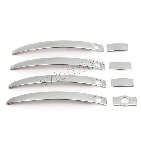 Audi Q5 (08-17) накладки на ручки дверей из нержавеющей стали с отверстием смарт-ключа