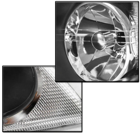 Chrysler Pacifica (03-08) фары передние черные