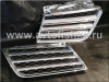 Mitsubishi L200 Triton решетка радиатора хромированная, горизонтальный дизайн, комплект 2 шт.