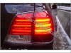 Toyota Land Cruiser 200 (08-) фонари задние красно-хромированные, дизайн Lexus LX570, комплект лев.+прав.