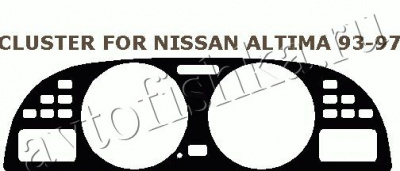 Декоративные накладки салона Nissan Altima 1993-1997 Cluster, 1 элементов.