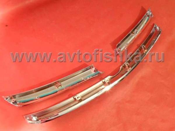 Toyota Corolla (06-10) накладки на решетку радиатора хромированные, ламели 3 шт.