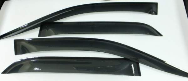 Mercedes-Benz GLE-Klasse (15–) Дефлекторы боковых окон с логотипом, OEM стиль