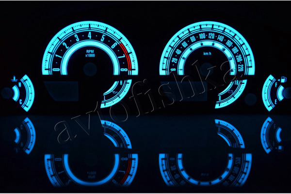 Nissan Pathfinder, Frontier светодиодные шкалы (циферблаты) на панель приборов