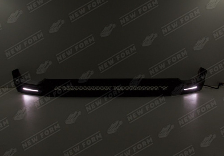 Mercedes-Benz G-Klasse W464 2018 - н.в. Юбка переднего бампера Brabus с ходовыми огнями на 6.3 AMG