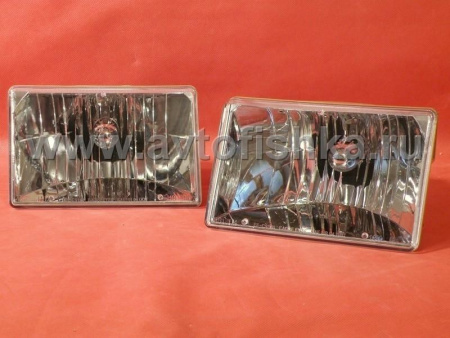 Jeep Grand Cherokee (93-98) фары передние хромированные, комплект 2 шт.
